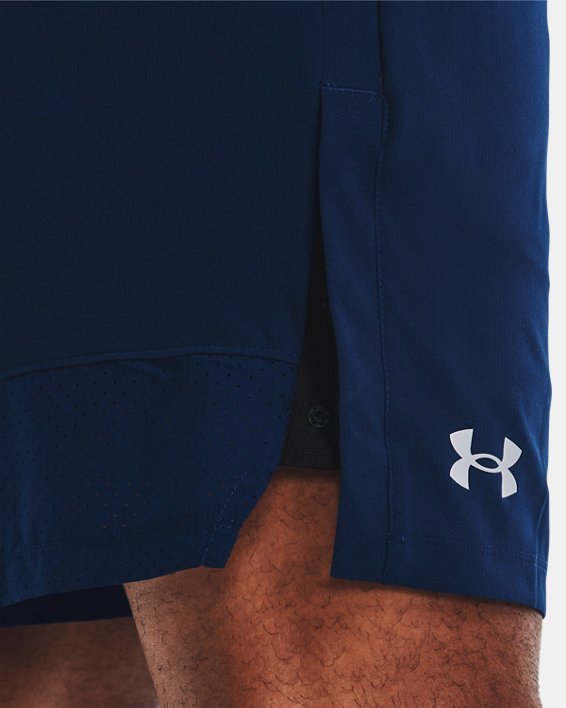 Men's UA Vanish Woven Snap Shorts, Blue, pdpMainDesktop image number 3